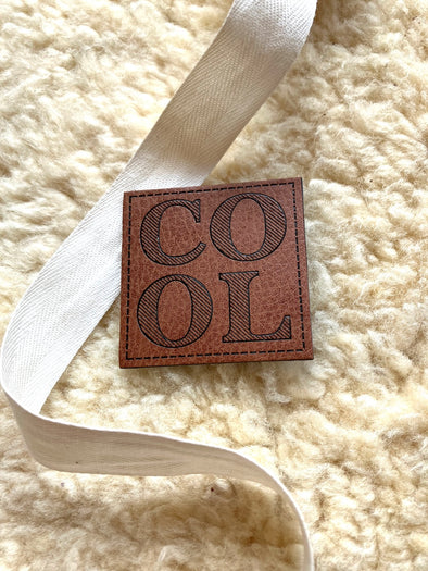 Kunstlederlabel "Cool"