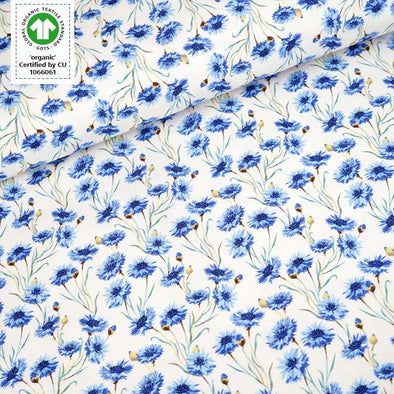 Fairtrade Biojersey Cornflowlotes